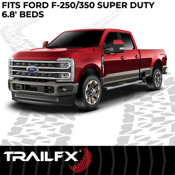 TrailFX 633N Custom Fit Rubber Bed Mat for Ford Super Duty (2017-2021)