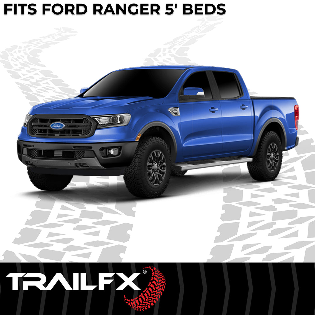 TrailFX 637N Bed Mat for Ford Ranger (2019-2023) – Heavy Duty Rubber Drop-In Bedliner