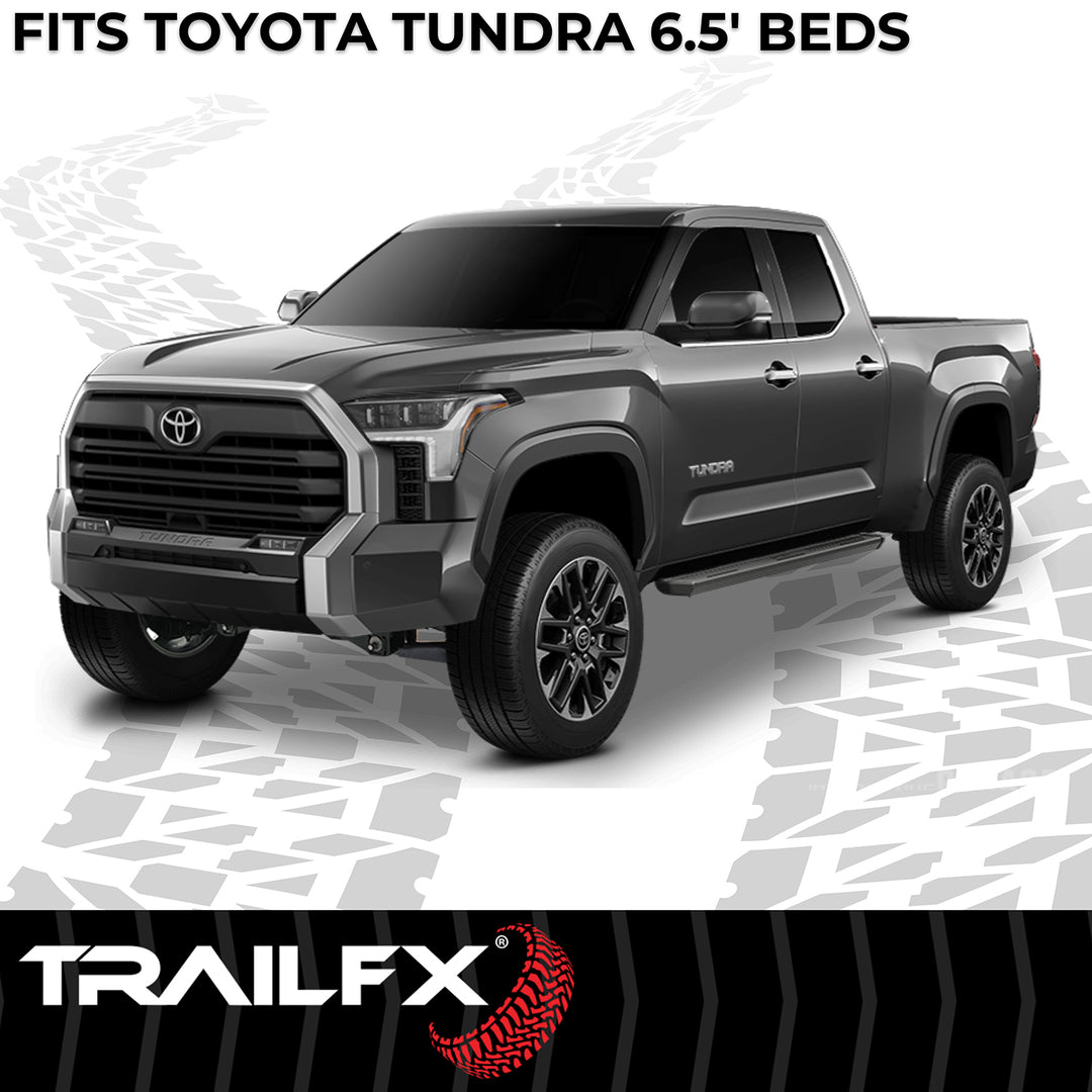 TrailFX 701N Rubber Bed Mat for Toyota Tundra 2022-2024 – Custom Fit, Impact and Chemical Resistant, Textured Pebble Surface