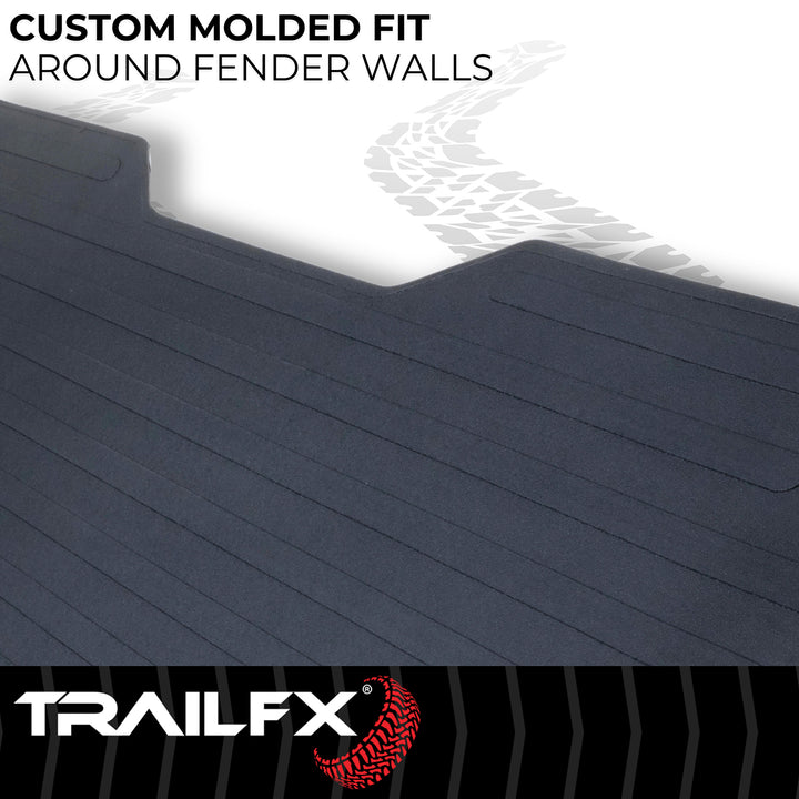 TrailFX 703N Rubber Bed Mat for Toyota Tacoma 2024-2025 – Custom Fit, Slip-Resistant, Impact & Chemical Resistant Protection