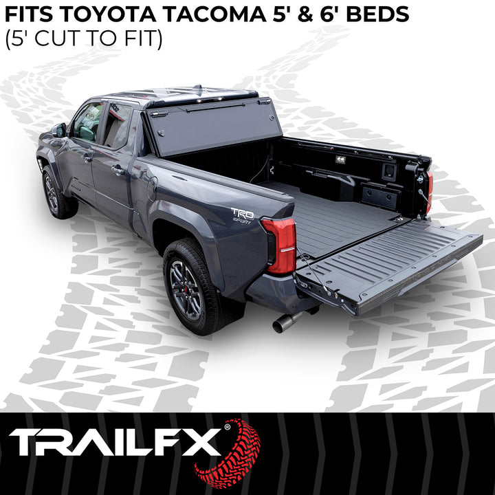 TrailFX 703N Rubber Bed Mat for Toyota Tacoma 2024-2025 – Custom Fit, Slip-Resistant, Impact & Chemical Resistant Protection