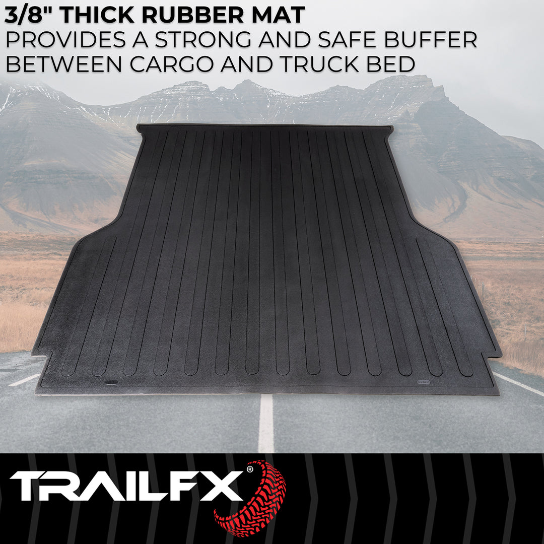 TrailFX 704N Rubber Bed Mat for Ford Ranger 2024-2025 – Slip-Resistant, Impact & Chemical Resistant, 61 x 57 Inches