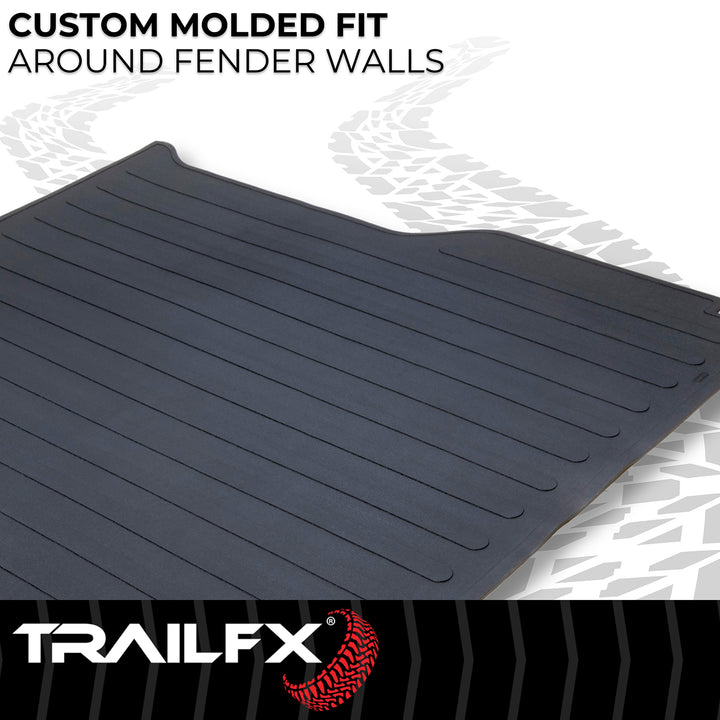 TrailFX 704N Rubber Bed Mat for Ford Ranger 2024-2025 – Slip-Resistant, Impact & Chemical Resistant, 61 x 57 Inches
