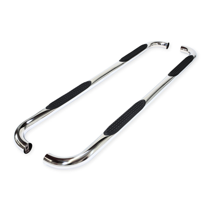 TrailFX A0055S 3-Inch Polished Stainless Steel Nerf Bar Step Bar for Jeep Wrangler