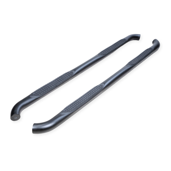 TrailFX A0068T Black Matte Steel Nerf Bar with Surface Steps for Toyota Tacoma 2024-2025
