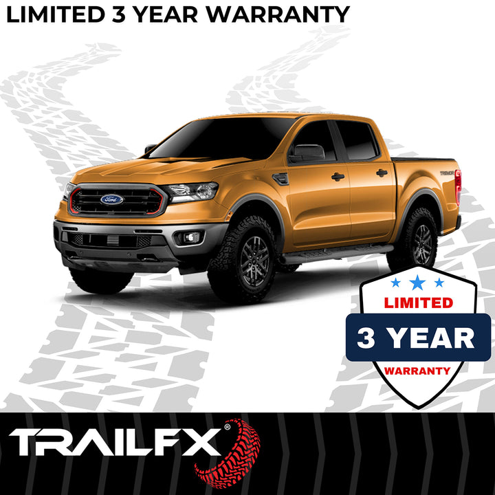 TrailFX A1017B Nerf Bar with Oval Bent Steel Mounts for Jeep Gladiator (2020-2025)