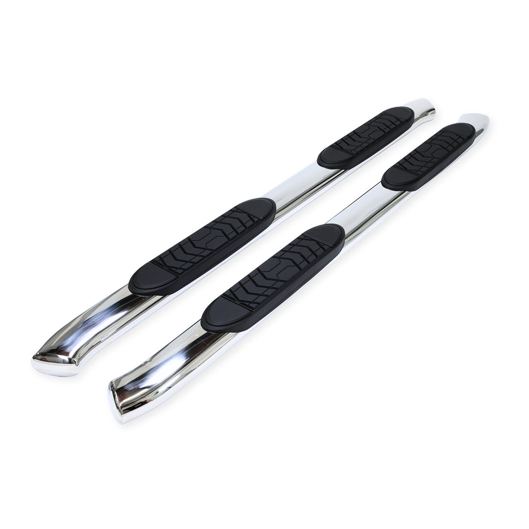TrailFX A7064S Stainless Steel Oval Bent Nerf Bar Side Step for Silverado and Sierra 1500-3500 HD