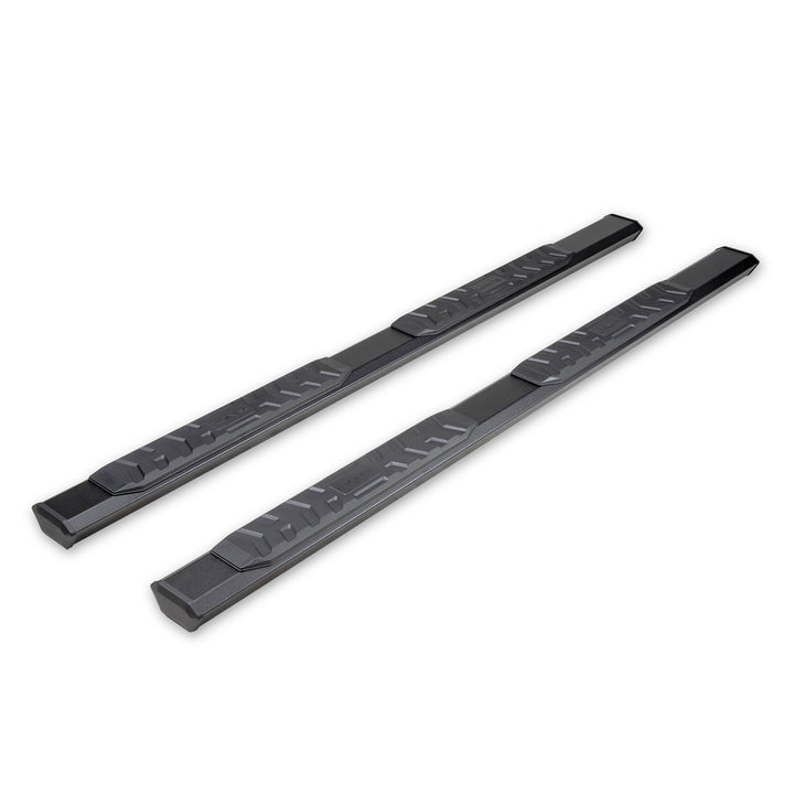 TrailFX A4 Series Black Hexagonal Aluminum Nerf Bar for Ram 1500, 2500, 3500 (Part No. AL4009B)