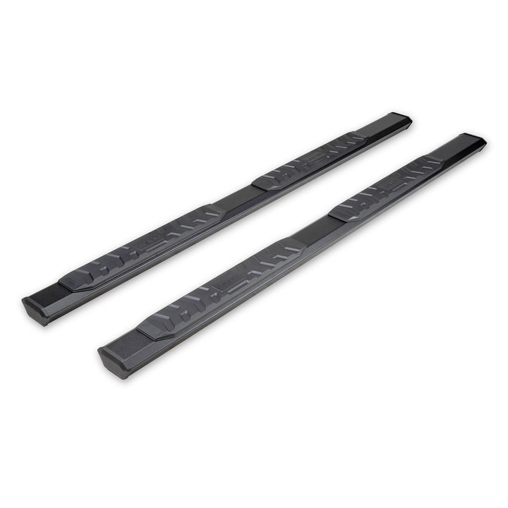 TrailFX A4 Series Nerf Bar for Toyota Tacoma 2012-2021, Black Powder Coated Aluminum with Surface Steps