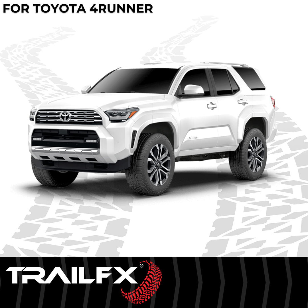 TrailFX A4 Series 4-1/2 Inch Hexagonal Rocker Panel Mount Nerf Bar for Toyota 4Runner