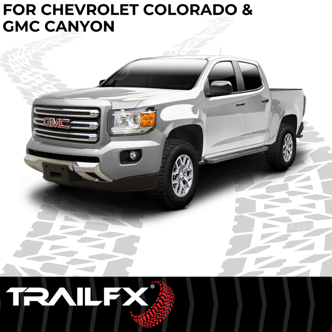 TrailFX AL6001B Rocker Panel Mount Running Boards for Chevrolet Colorado and GMC Canyon