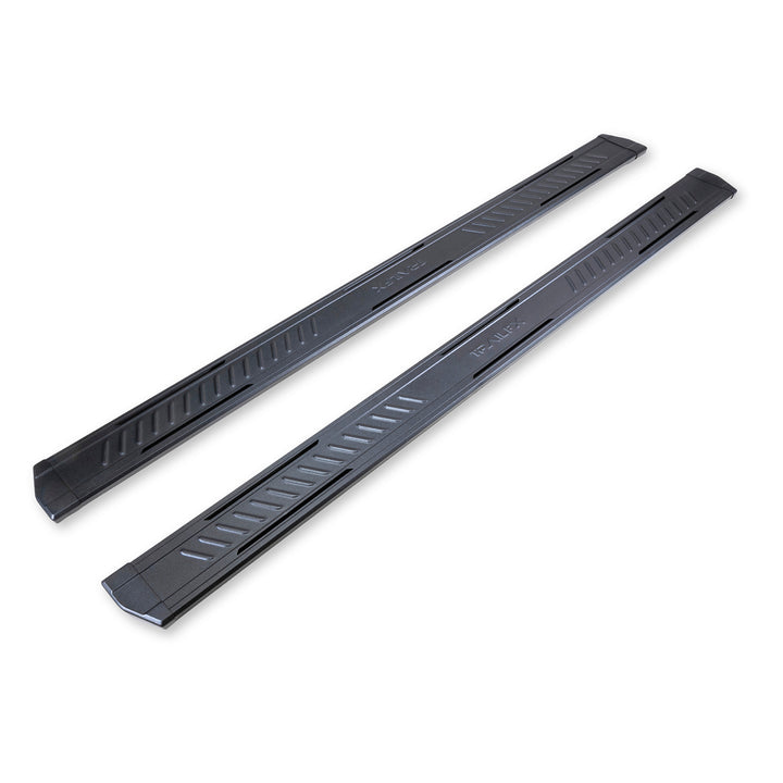 TrailFX AL6004B Weatherproof Matte Black Aluminum Running Board for Silverado and Sierra 1500, 2500 HD, 3500 HD (2019-2021)