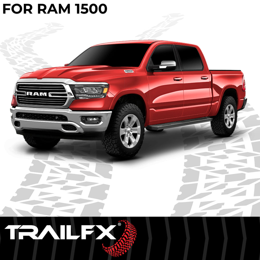 TrailFX AL6012B Rocker Panel Mount Running Board for Ram 1500 (2019-2025)