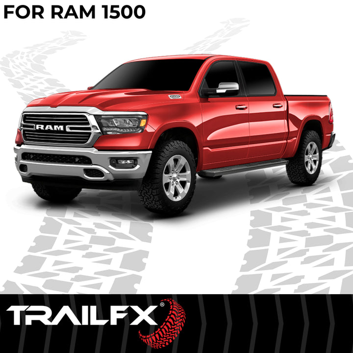 TrailFX AL6012B Rocker Panel Mount Running Board for Ram 1500 (2019-2025)