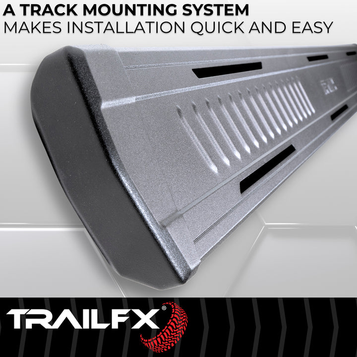 TrailFX AL6018B Rocker Panel Mount Running Boards for Toyota Tacoma 2024-2025