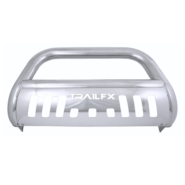 TrailFX 3 Inch Stainless Steel Bullbar with Skid Plate for Ford F-150 and Expedition