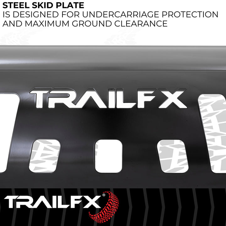 Trail FX Black Powder Coated Steel Bull Bar for Chevrolet Silverado 1500 (Part B0036B)