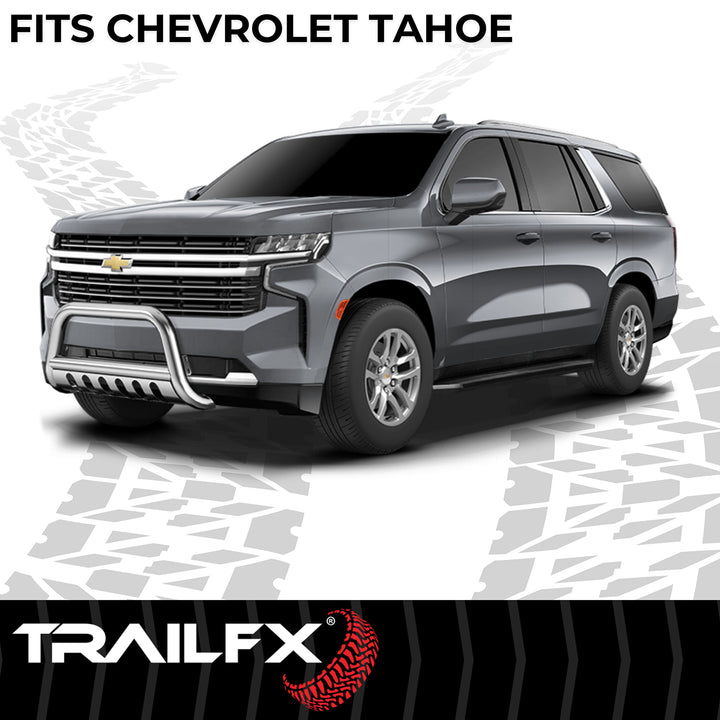 TrailFX 3-Inch Stainless Steel Bull Bar for Chevrolet Tahoe 2021-2024