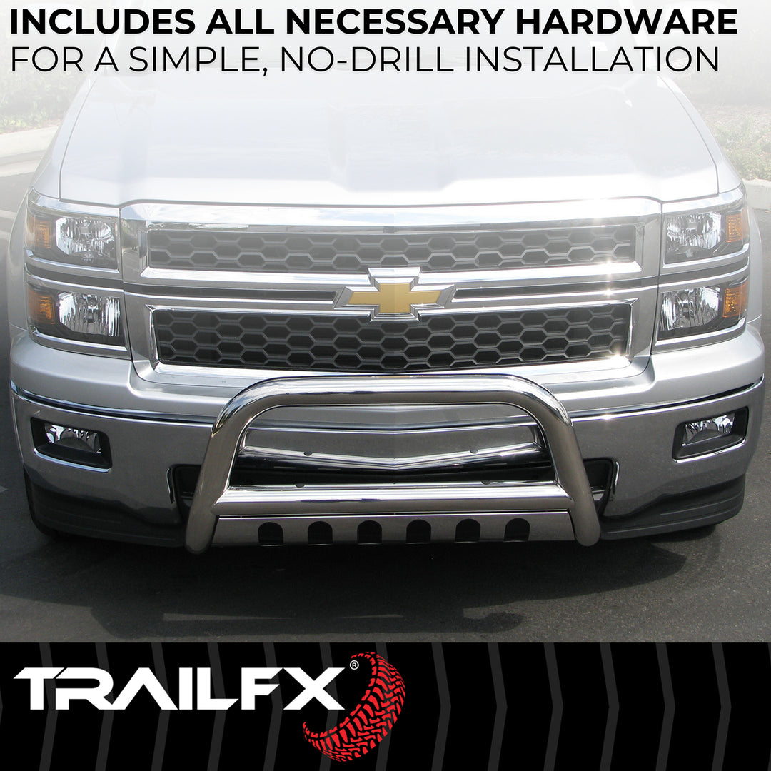 TrailFX 3 Inch Stainless Steel Bull Bar for Toyota Tundra 2022-2024