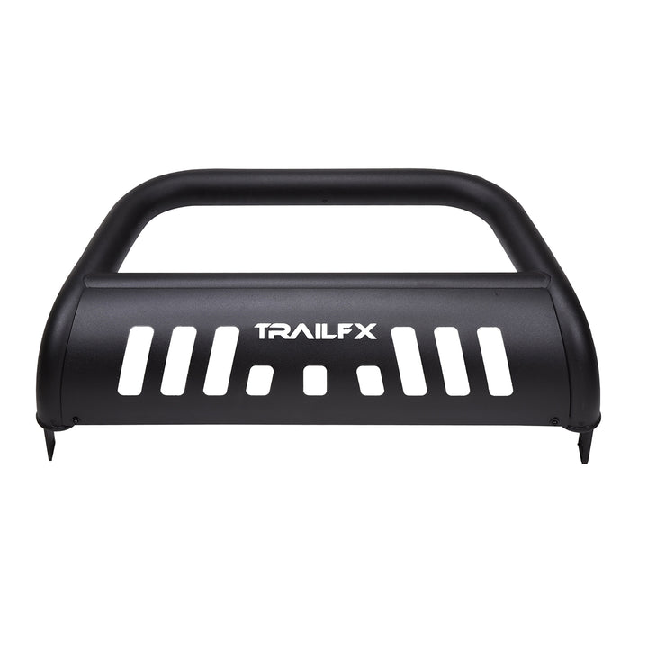TrailFX 3 Inch Diameter Powder Coated Titanium Black Steel Bull Bar for Toyota Land Cruiser 2024-2025