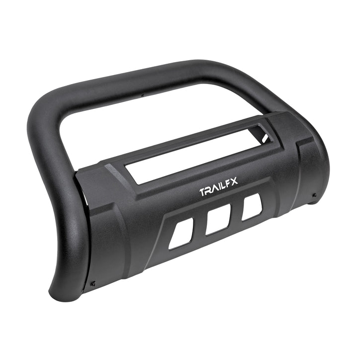 TrailFX B1613T Black Matte Powder Coated 3.5 Inch Tubular Bull Bar for Jeep Wrangler & Gladiator