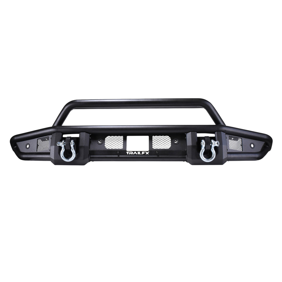 TrailFX One Piece TrailFX BR001T Matte Black Front Bumper for Ford Bronco