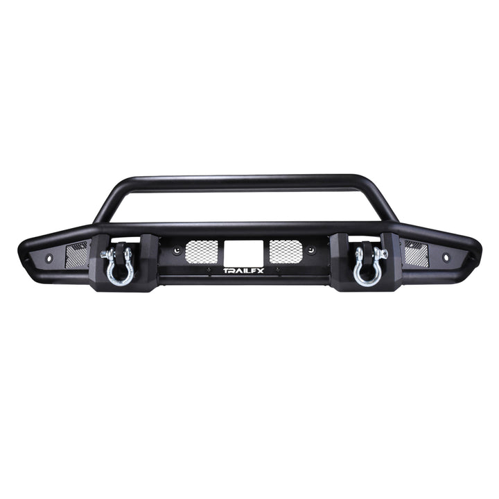 TrailFX One Piece TrailFX BR001T Matte Black Front Bumper for Ford Bronco