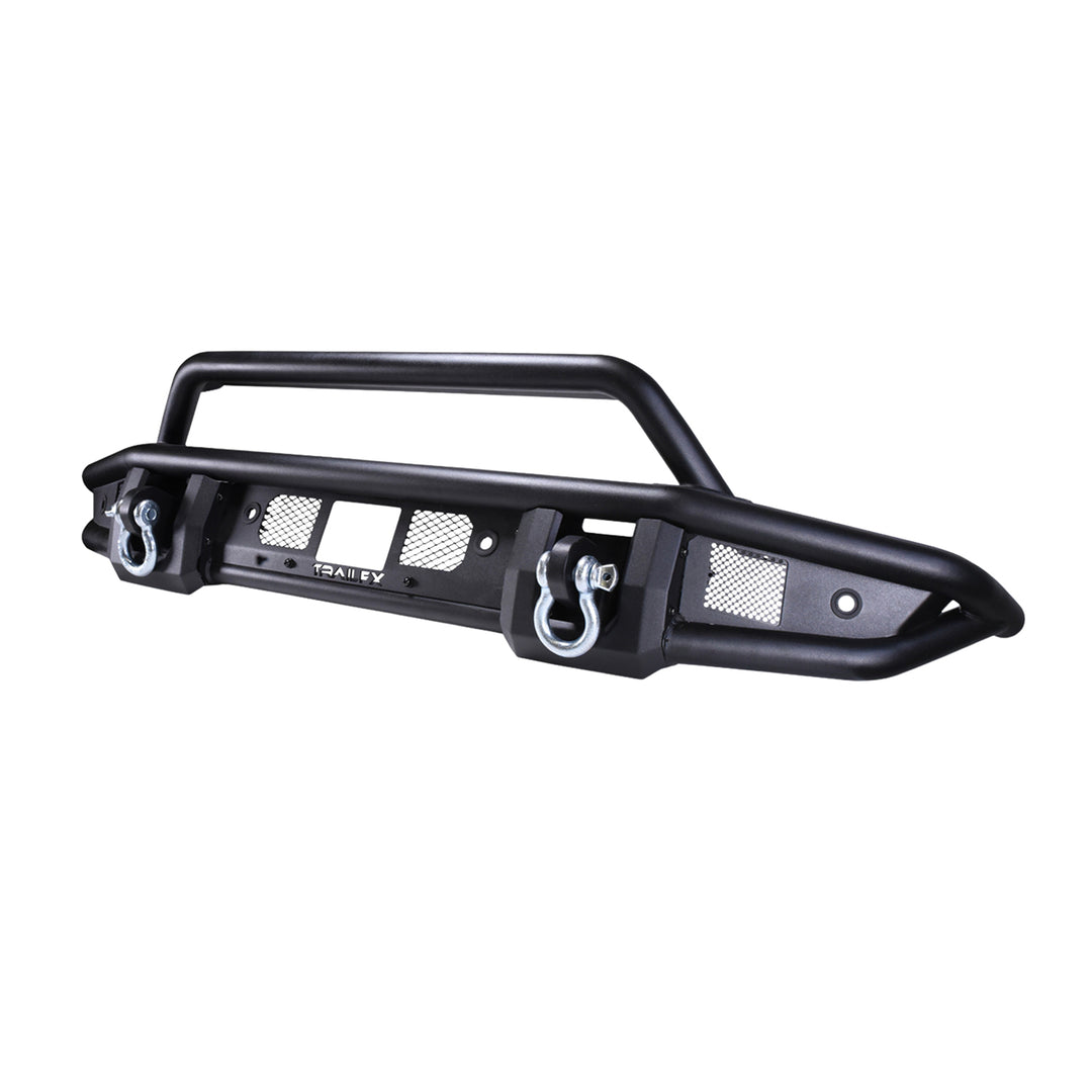 TrailFX One Piece TrailFX BR001T Matte Black Front Bumper for Ford Bronco