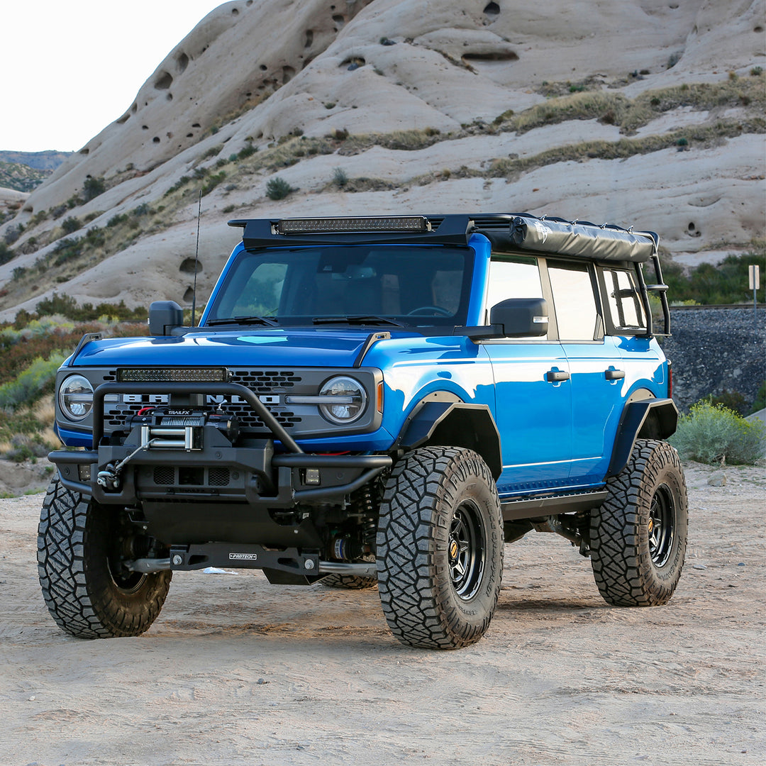 TrailFX One Piece TrailGuard Front Bumper with Winch Mount for Ford Bronco (2021-2025)