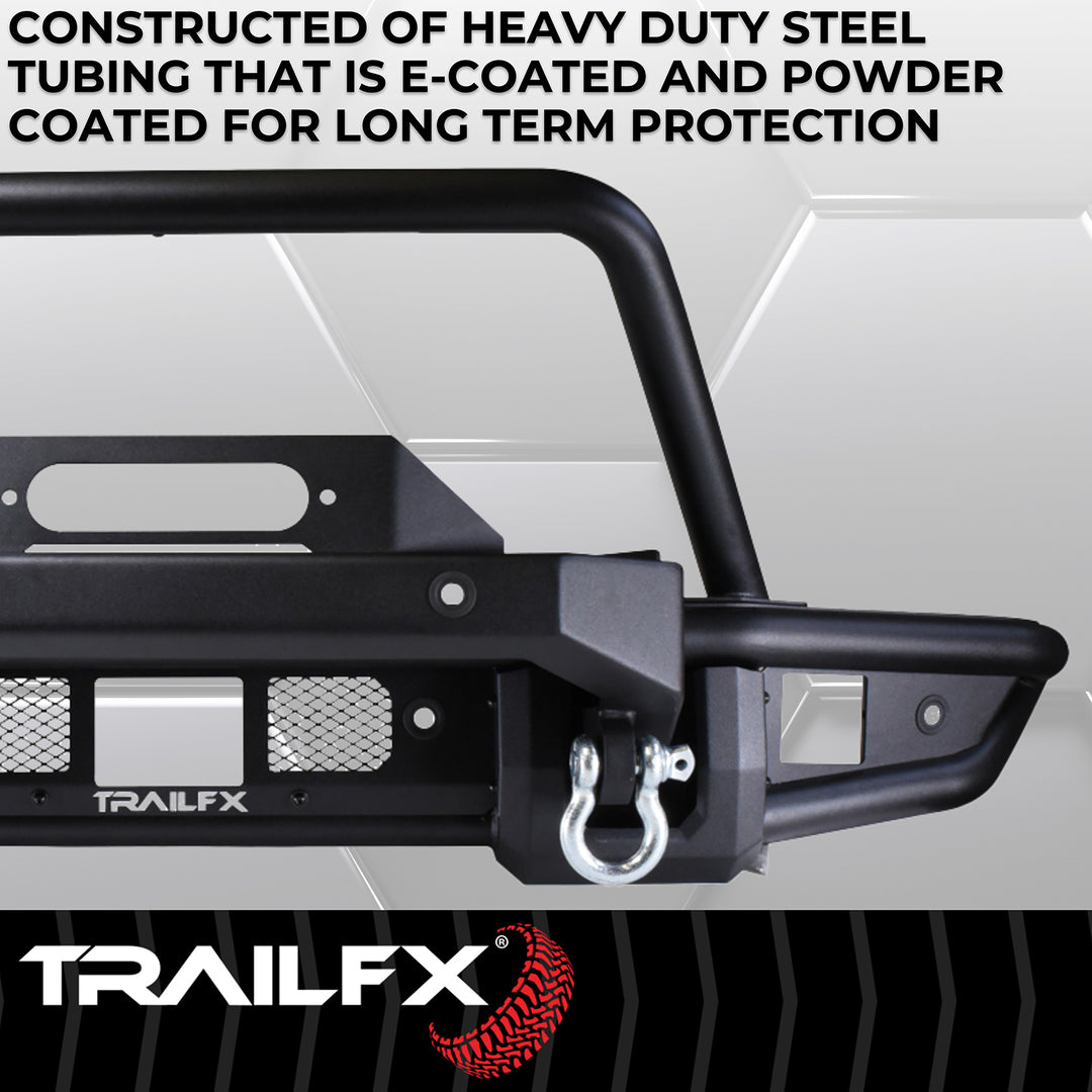 TrailFX One Piece TrailGuard Front Bumper with Winch Mount for Ford Bronco (2021-2025)