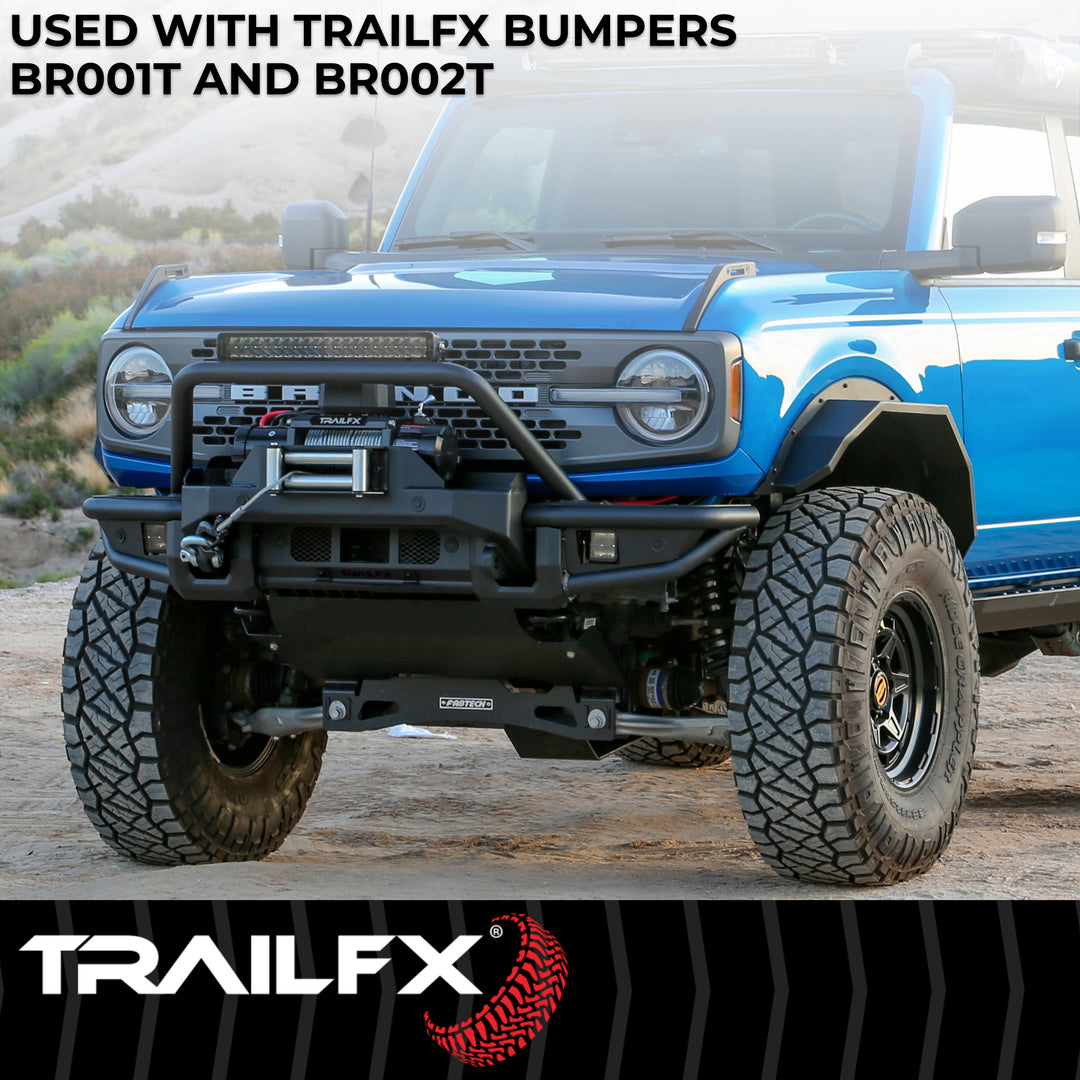 TrailFX Steel Skid Plate for Ford Bronco – Front Underbody Protection, Part BR003T