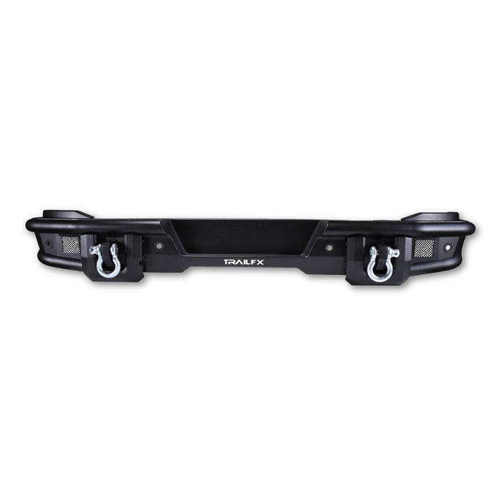 TrailFX One Piece Matte Black Steel Rear Bumper for Ford Bronco BR004T