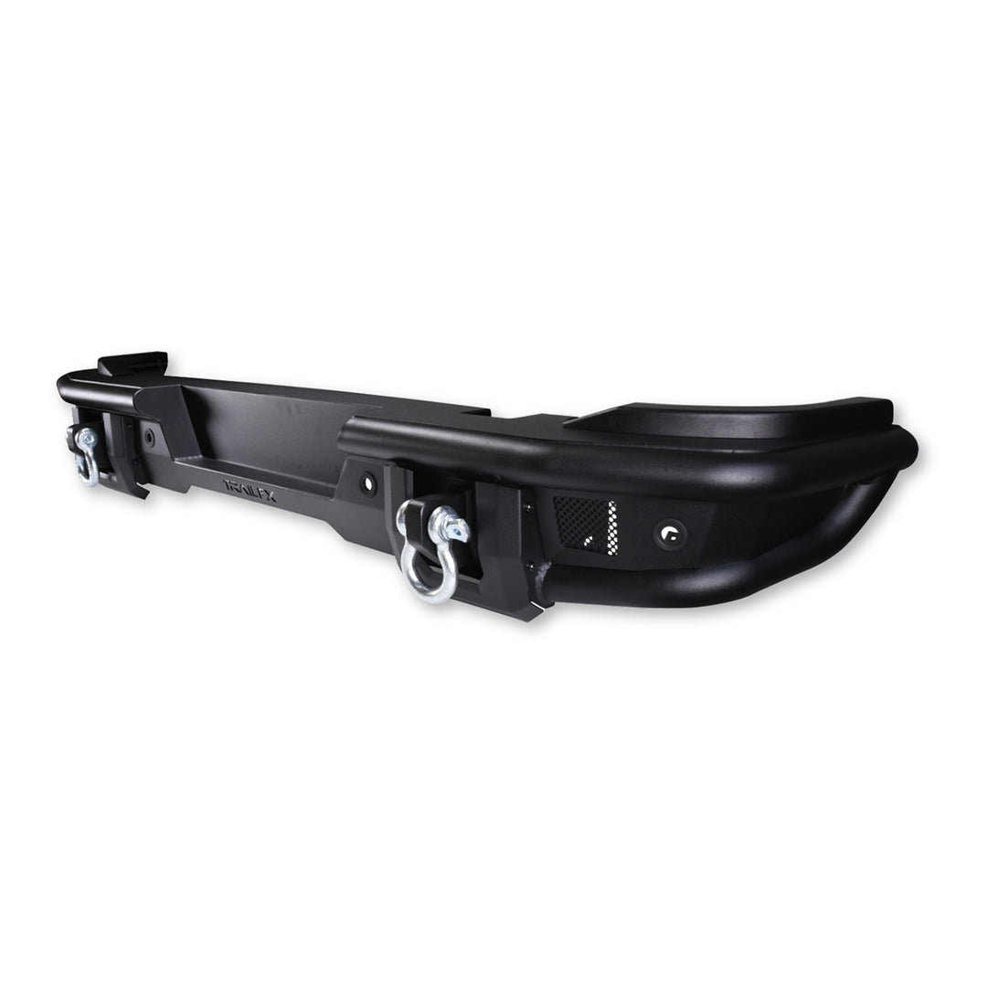 TrailFX One Piece Matte Black Steel Rear Bumper for Ford Bronco BR004T