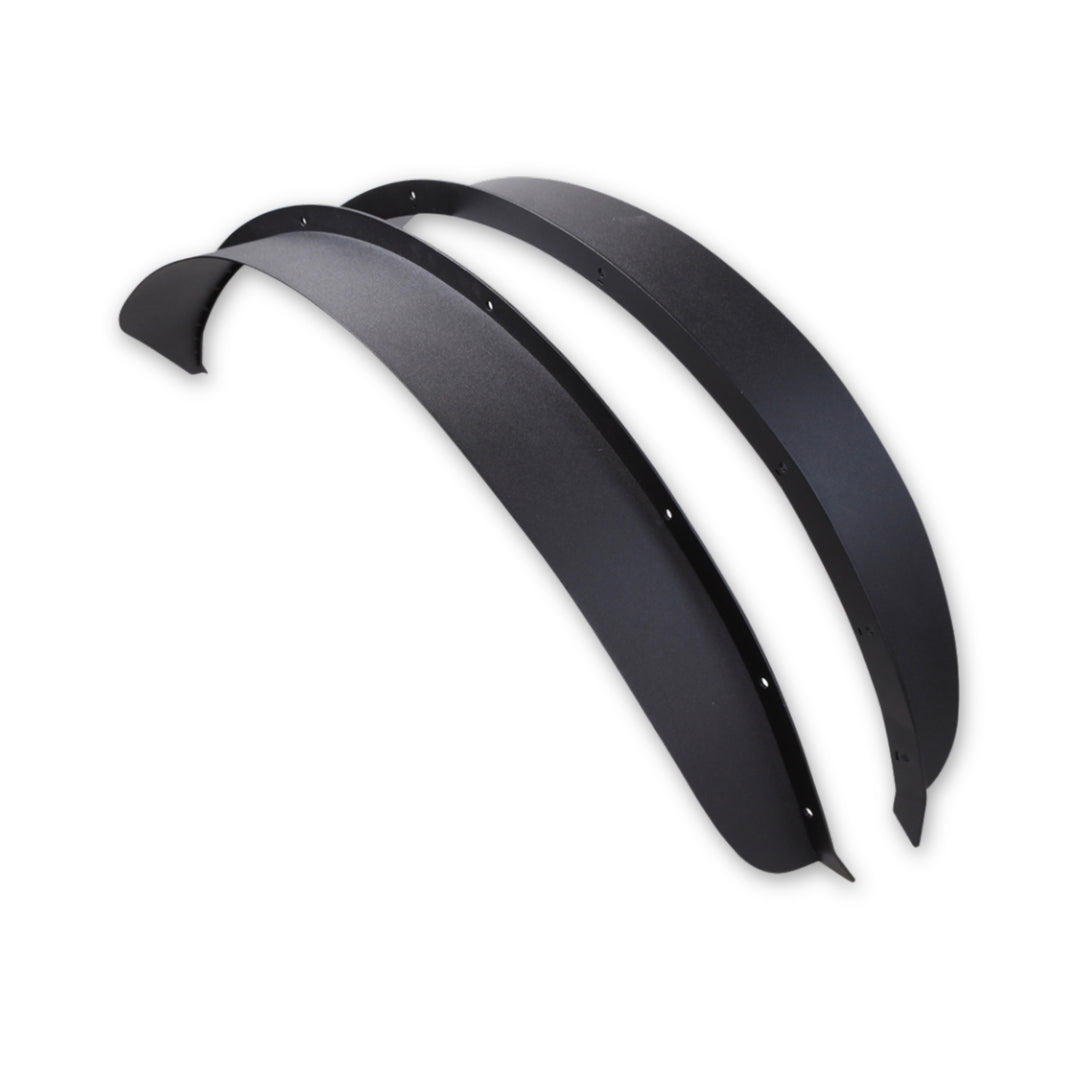 TrailFX Steel Flat Fender Flares for Ford Bronco – Matte Black, Set of 2, Part BR006T