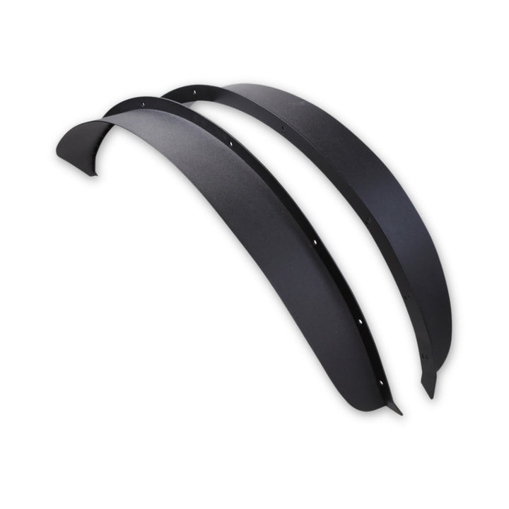 TrailFX Steel Flat Fender Flares for Ford Bronco – Matte Black, Set of 2, Part BR006T
