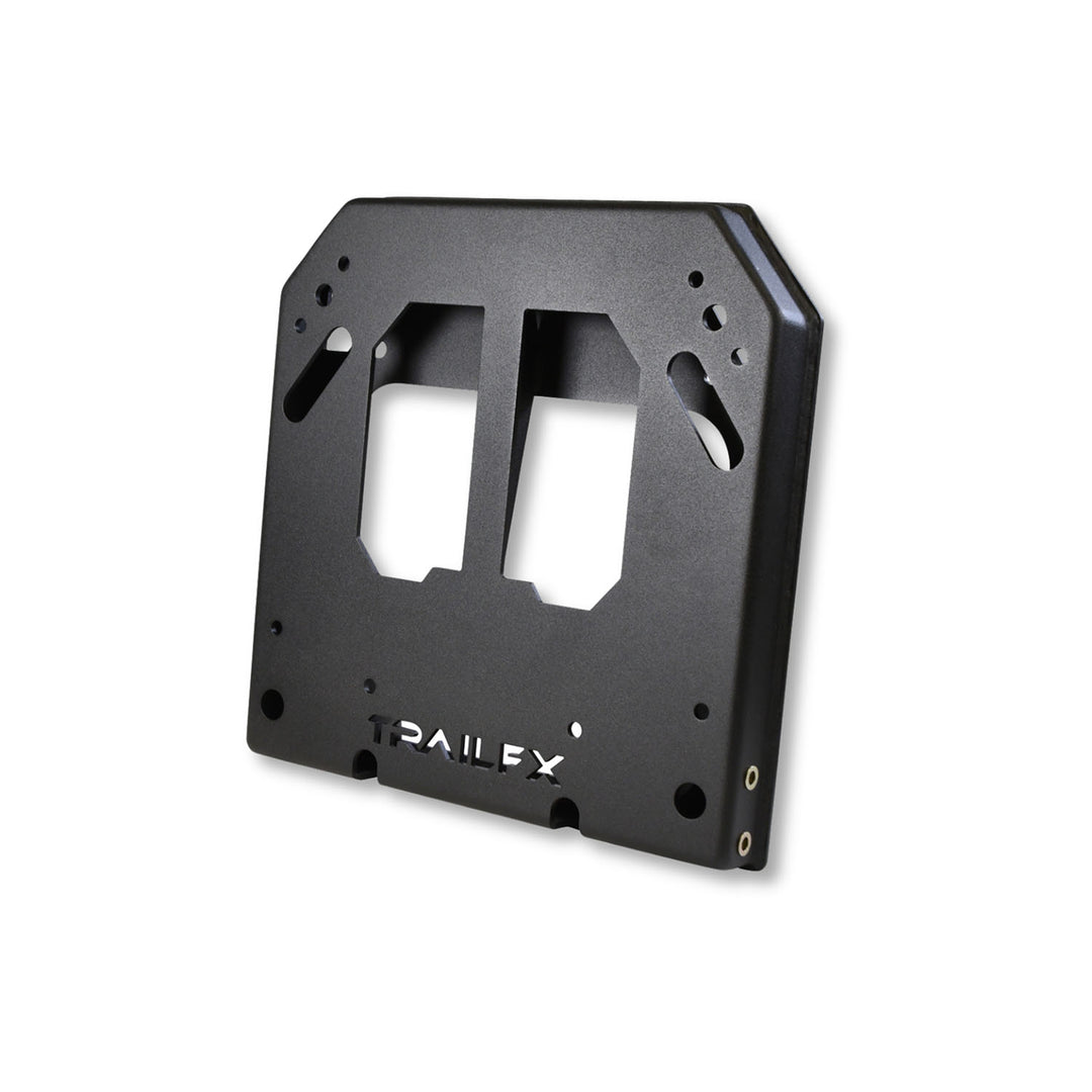 TrailFX BR009T Ford Bronco Spare Tire Carrier Spacer for 35-Inch Tires - Matte Black Steel