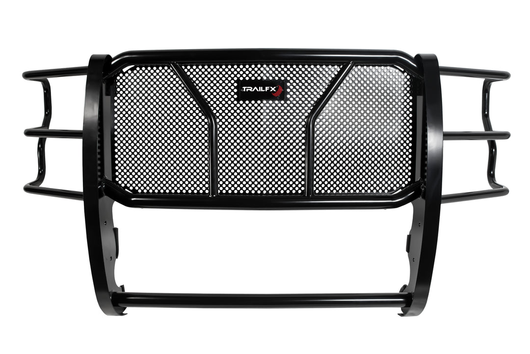 TrailFX E0517B Heavy-Duty Black Powder Coated Steel Grille Guard for GMC Sierra 1500