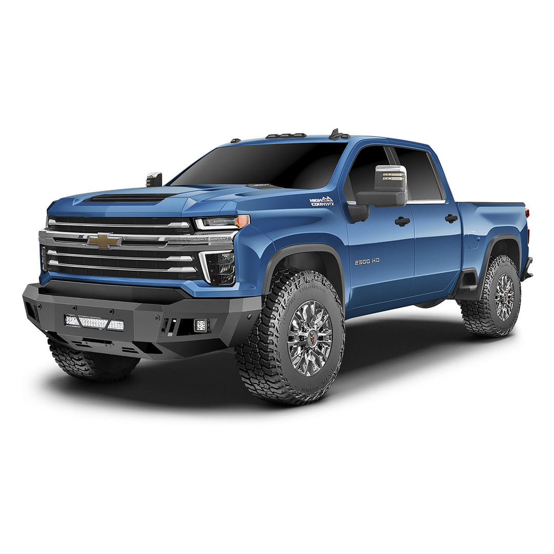 TrailFX FHDNW008TI Black Steel Bumper for 2019-2023 Ram 2500 and 3500 Trucks