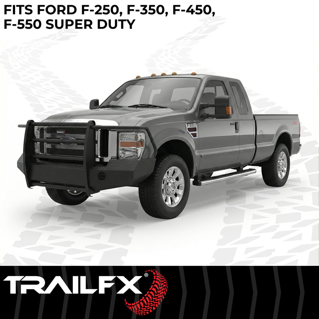 TrailFX FX3002A Full Replacement Bumper for 2005-2007 Ford Super Duty Trucks