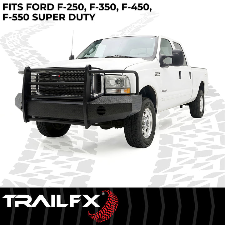 TrailFX FX3003A Full Replacement Bumper for 1999-2004 Ford Super Duty Trucks