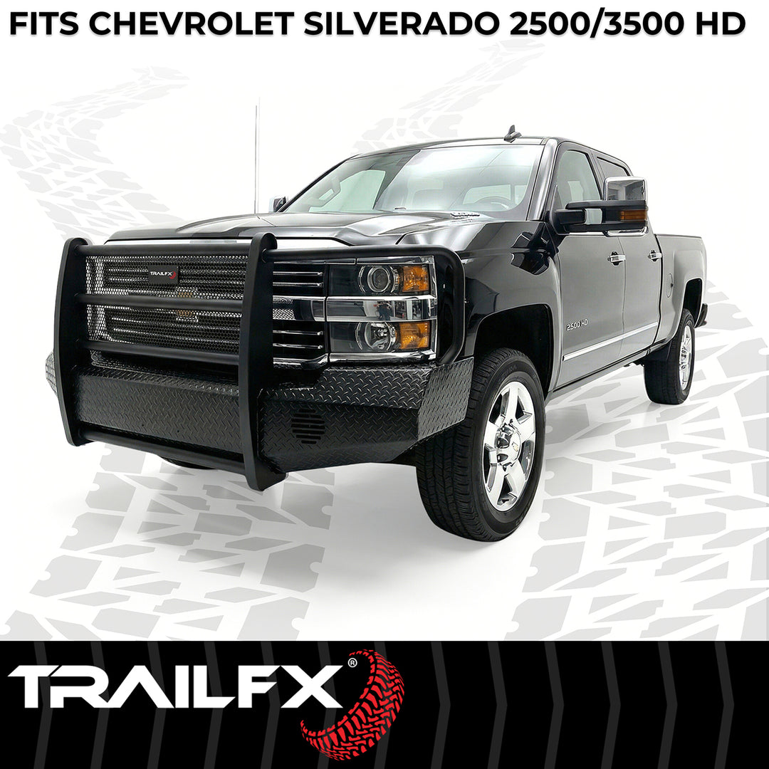 TrailFX FX3005A Full Replacement Bumper for Chevrolet Silverado 2500/3500 HD (2007-2010)