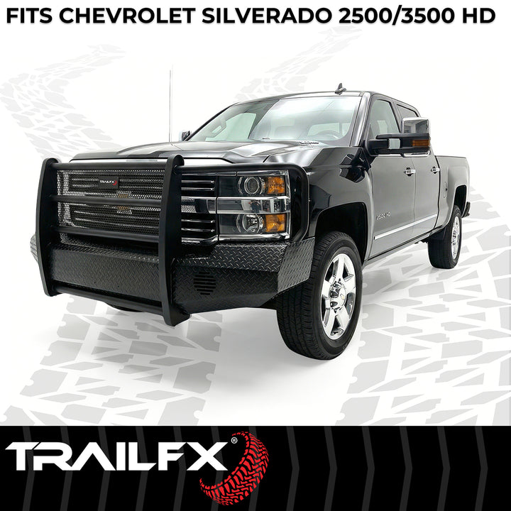 TrailFX FX3005A Full Replacement Bumper for Chevrolet Silverado 2500/3500 HD (2007-2010)