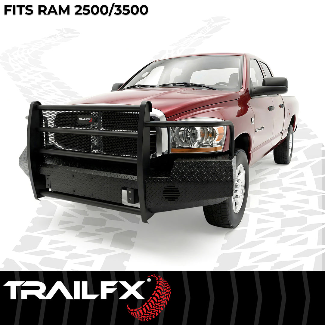 TrailFX FX3010A Full Replacement Bumper for 2003-2005 Dodge Ram 2500 & 3500