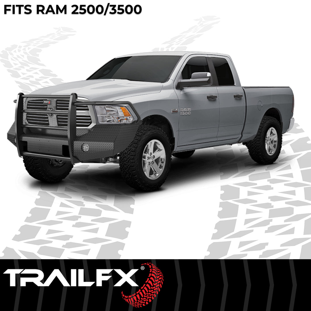 TrailFX FX3012A Steel Full Replacement Bumper for Dodge Ram 1500 (2009-2012)