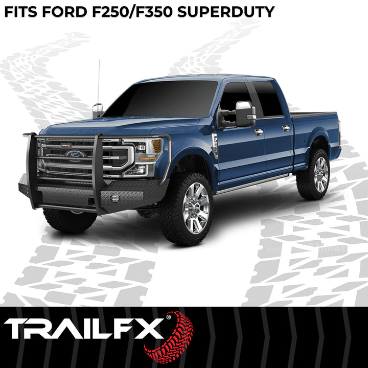 TrailFX FX3023A Full Replacement Bumper for 2017-2022 Ford F-250 and F-350 Super Duty