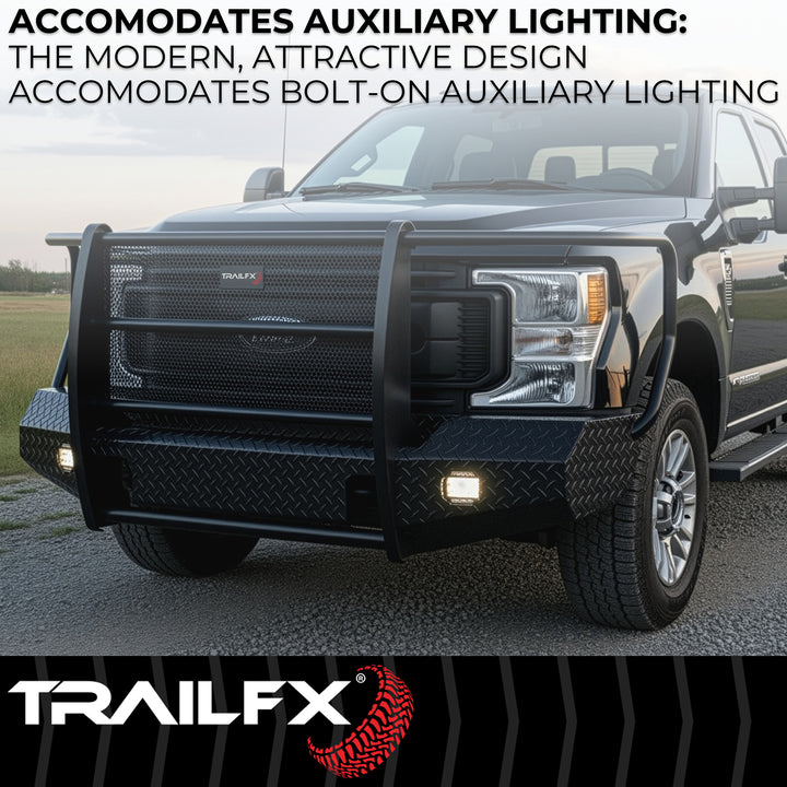TrailFX FX3033A Full Replacement Bumper for 2024-2026 Chevrolet Silverado 2500/3500 HD