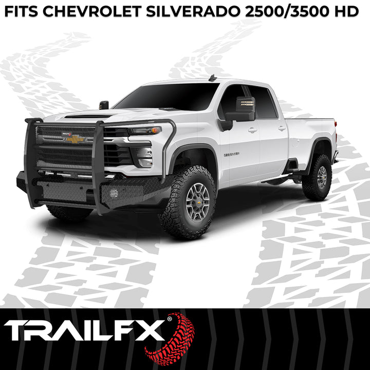 TrailFX FX3033A Full Replacement Bumper for 2024-2026 Chevrolet Silverado 2500/3500 HD