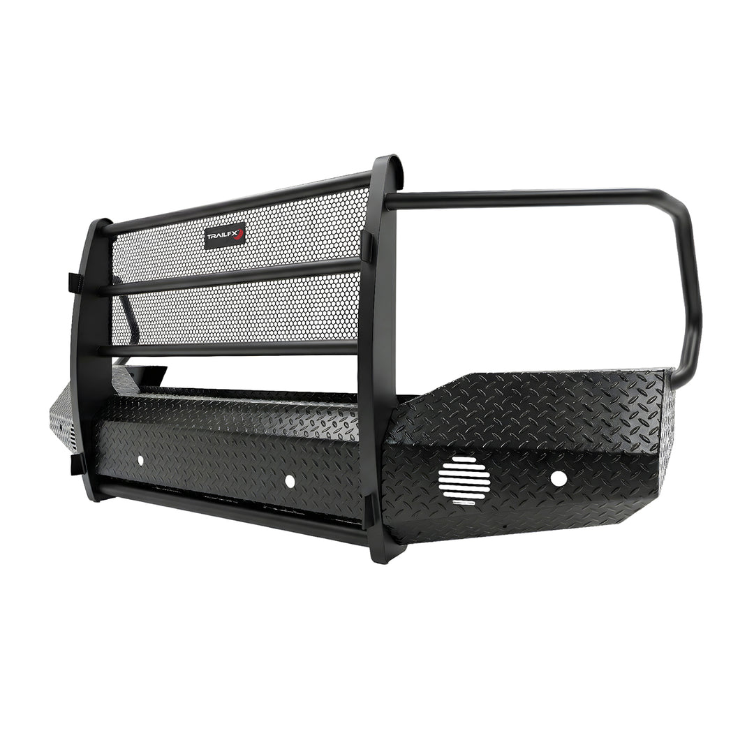 TrailFX FX3034A Full Replacement Bumper for Ram 2500 and 3500 — Heavy Duty Steel, Black Finish