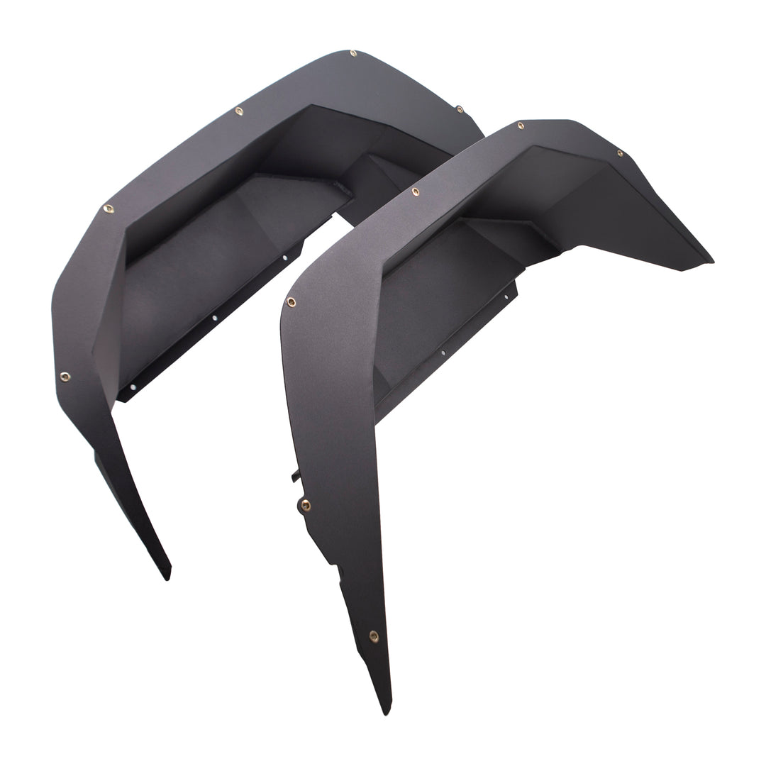 TrailFX Inner Fender for Jeep Gladiator (JL010RI) – Black Powder Coated Aluminum Replacement
