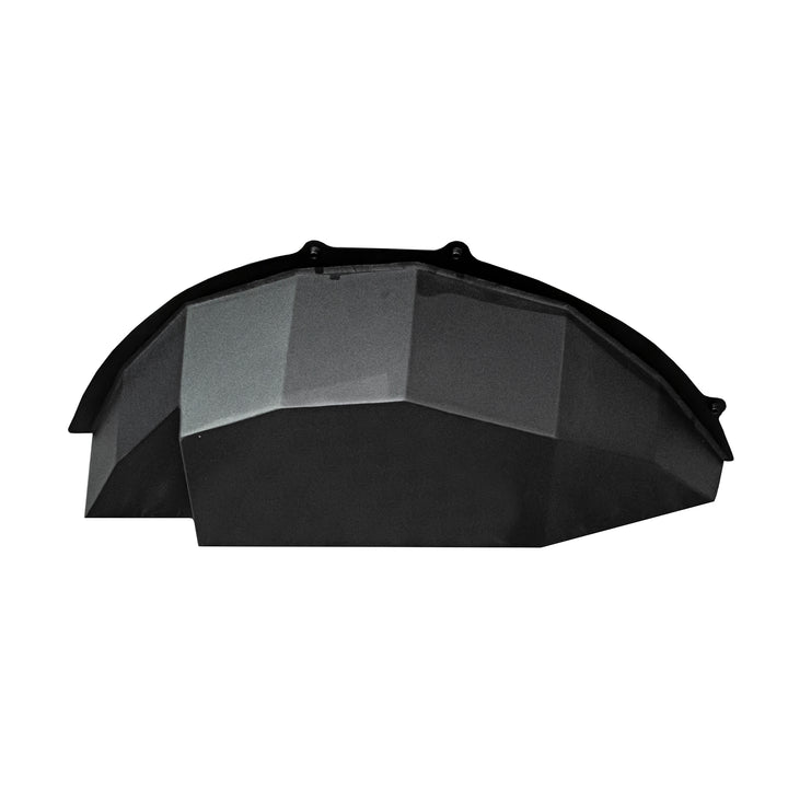 TrailFX Aluminum Fender Well Liners for Jeep Wrangler (Set of 2) - Black Powder Coat Finish